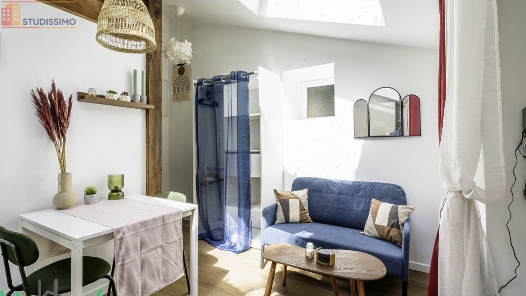 Studio meublé 16m² Nantes 44300 - Mezzanine, jardin - Photo 8
