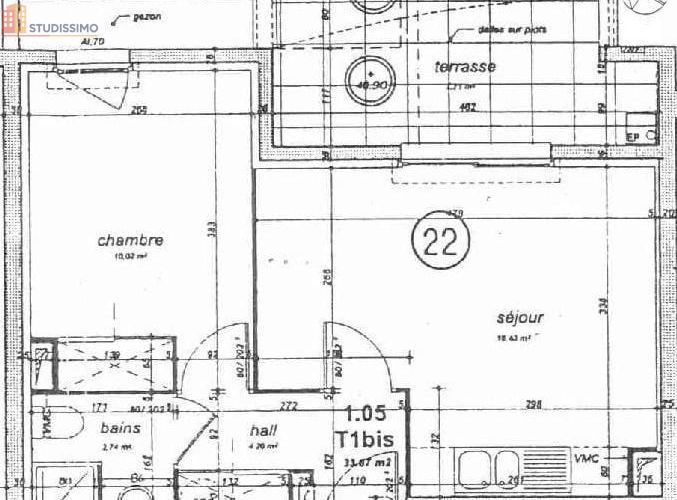 Studio 33m² Orvault 44700 - Photo 3
