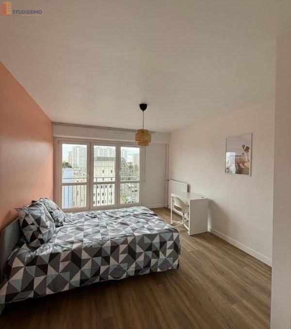 Studio meublé 10m² Nantes 44200 - Lumineux, étage élevé - Photo 8