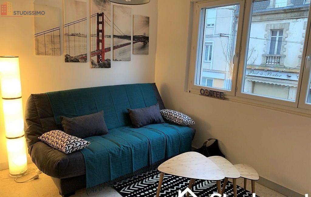 Studio meublé 17m² Nantes centre - Meublé, DPE A - Photo 7