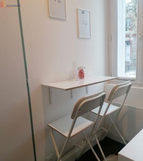 Studio meublé 14m² Nantes 44100 - Meublé, DPE A - Photo 7