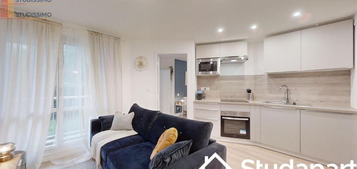Studio meublé 11m² Nantes 44100 - Meublé, DPE A - Photo 2