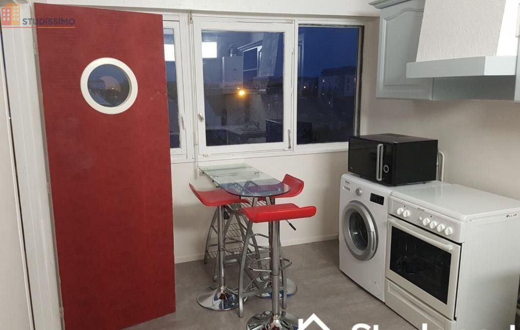 Studio meublé 11m² Nantes 44100 - Meublé, DPE A - Photo 2