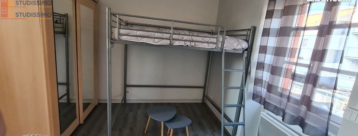 Studio meublé 20m² Nantes 44300 - Meublé, DPE D - Photo 2