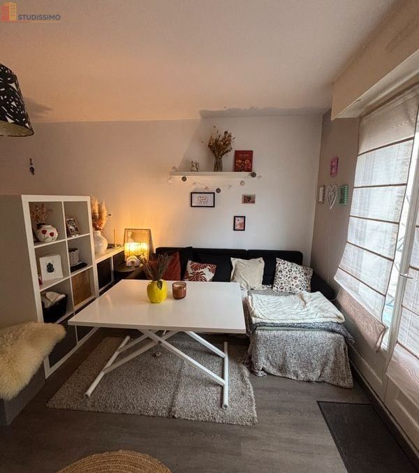 Studio meublé 29m² Nantes 44100 - Meublé, DPE D - Photo 2