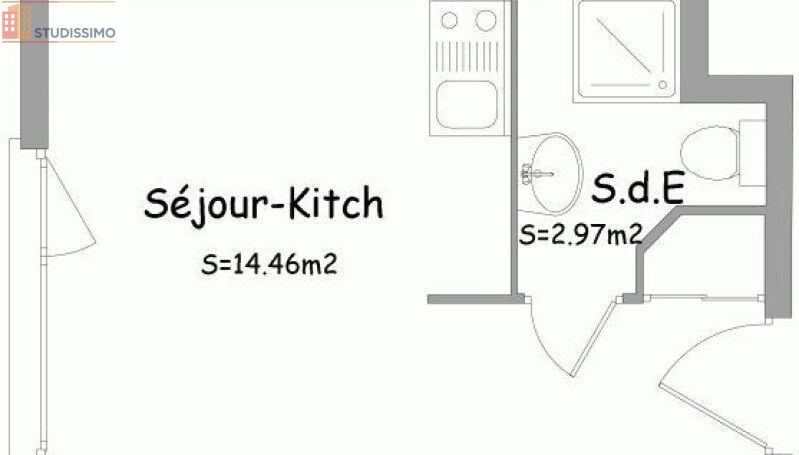 Studio 17m² Orléans - 2e étage - Photo 15