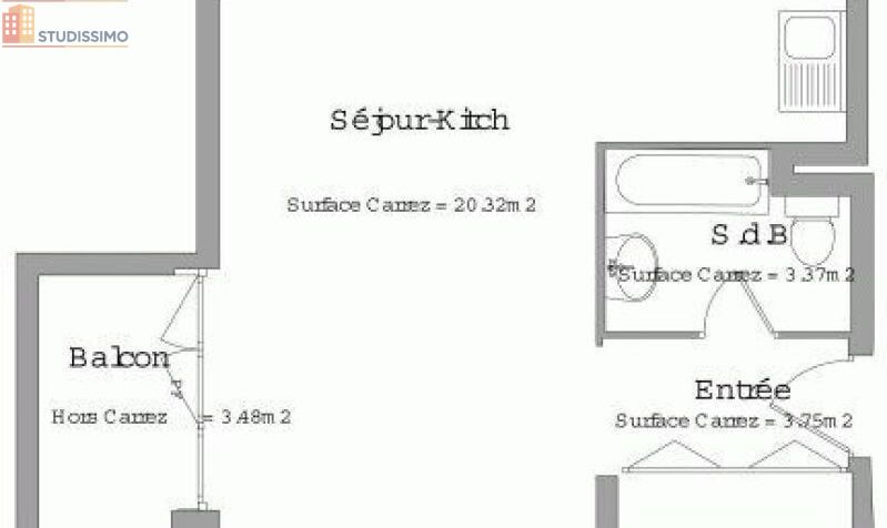 Studio 27m² Orléans 45100 - Étage élevé - Photo 7