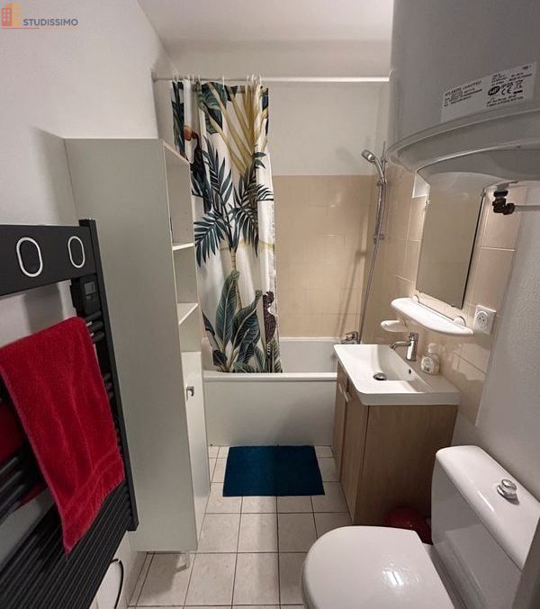Studio 24m² Nantes centre - Meublé, vue cour - Photo 3