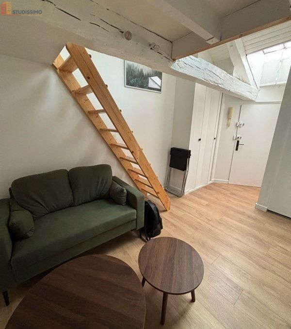Studio meublé 17m² Nantes centre - Mezzanine, 4e étage - Photo 23