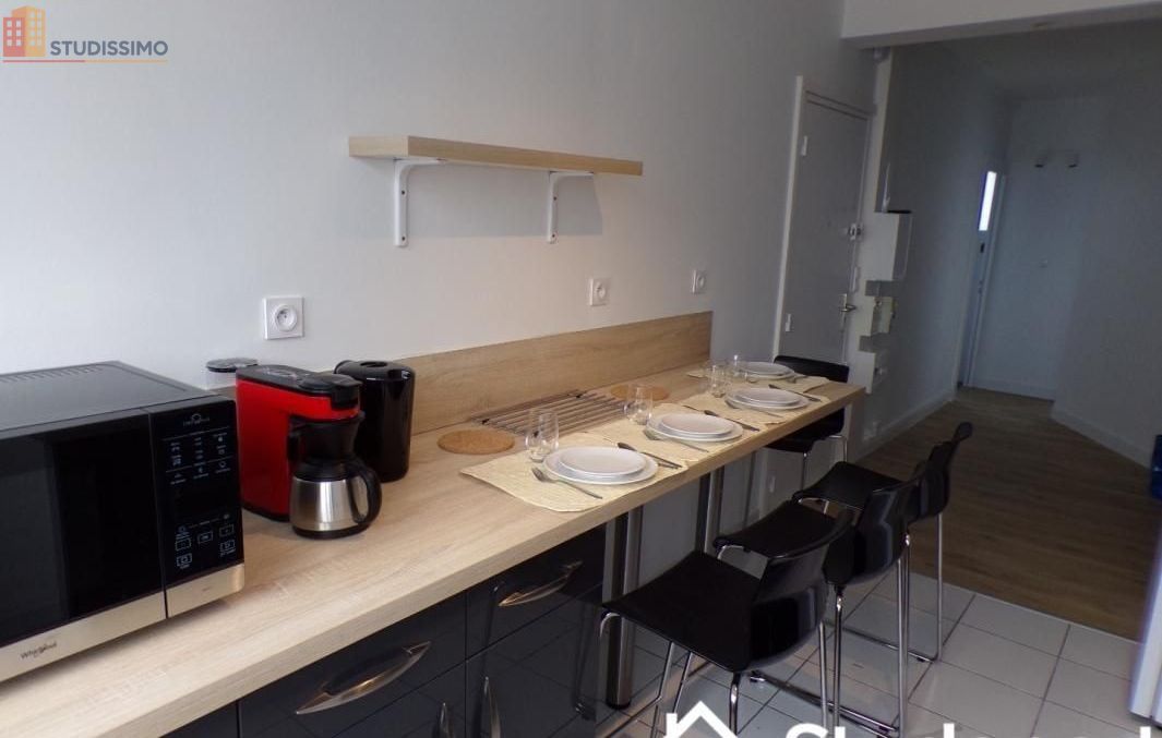 Studio meublé 12m² Nantes 44300 - En étage élevé, lumineux - Photo 26