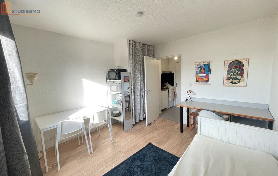 Studio meublé 17m² Nantes Chantrerie - Calme, meublé - Photo 11