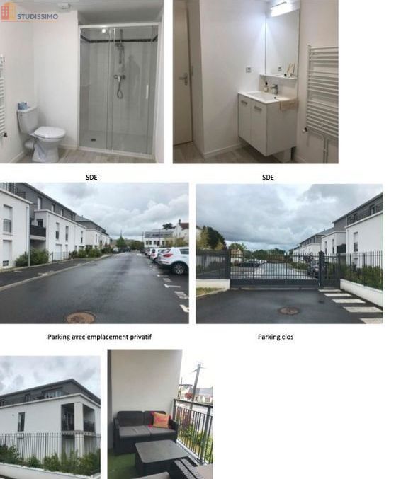 Studio 37m² Thouaré-sur-Loire - Balcon, parking - Photo 1