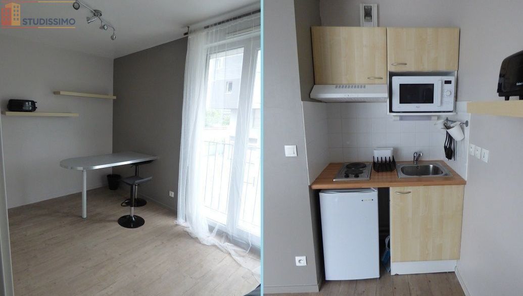 Studio meublé 24m² Nantes Île de Nantes - Proche lycée, meublé - Photo 3
