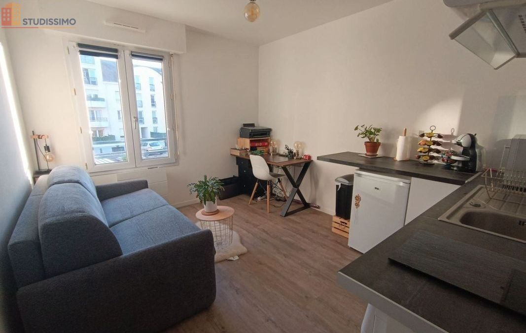 Studio meublé 19m² Nantes 44100 - Garage, lumineux - Photo 8