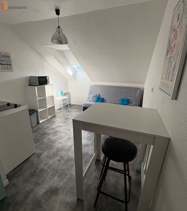 Studio 18m² Nantes centre - Meublé, dernier étage - Photo 4