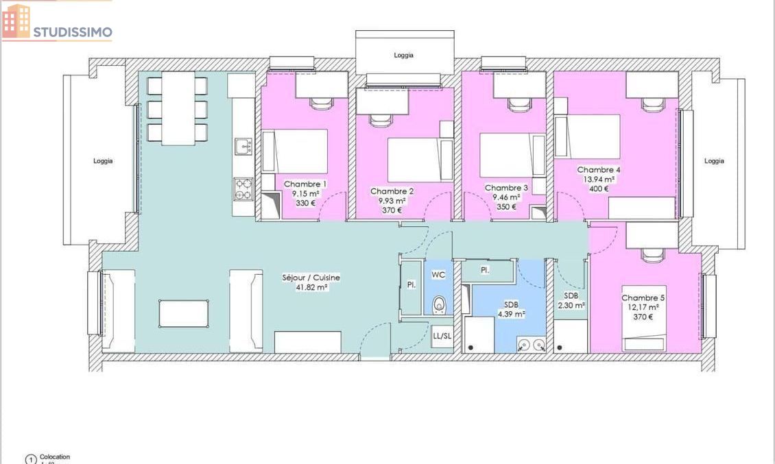 Studio meublé 12m² Angers - Meublé, 2e étage - Photo 4