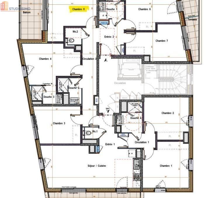 Studio meublé 12m² Angers 49000 - Meublé, DPE B - Photo 6