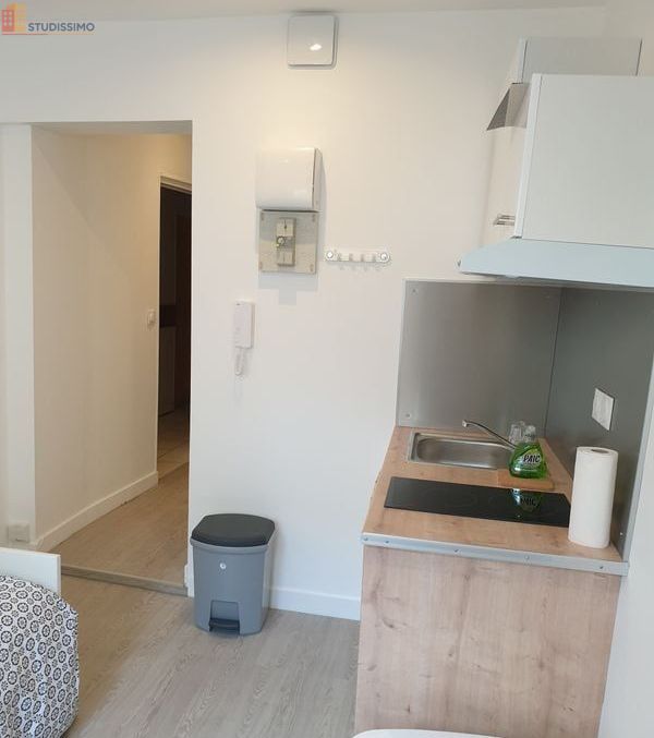 Studio meublé 13m² Angers 49100 - Rénové, meublé - Photo 1