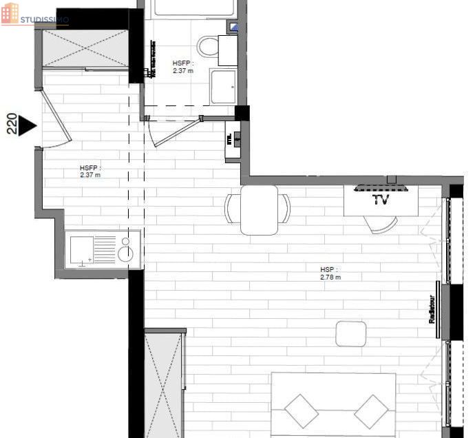 Studio 30m² Reims 51100 - Lumineux, DPE B - Photo 2