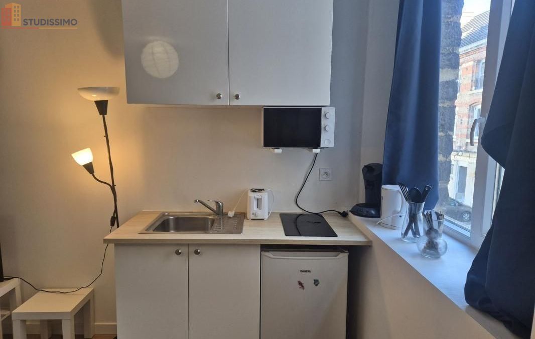 Studio meublé 23m² Reims 51100 - Meublé, DPE C - Photo 5