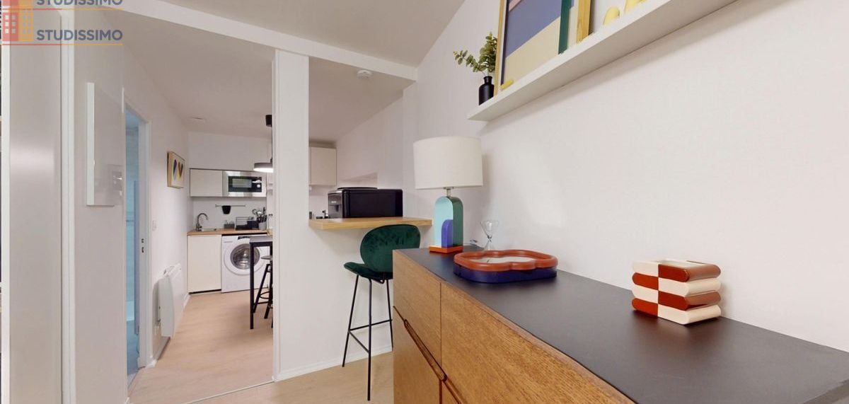 Studio meublé 25m² Reims 51100 - Meublé, DPE C - Photo 5