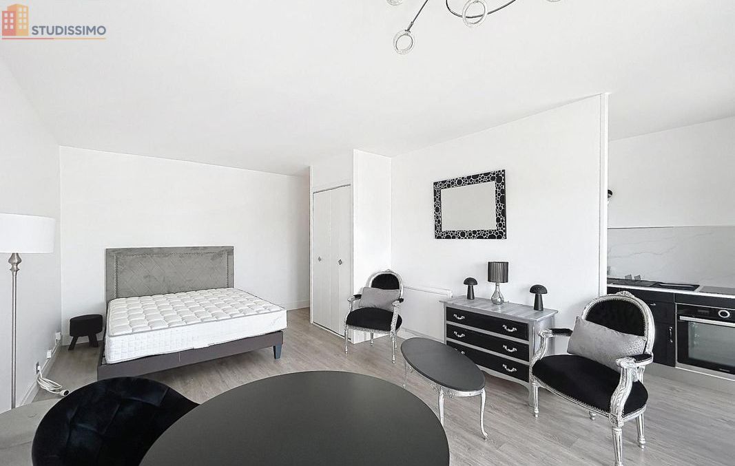 Studio meublé 33m² Reims 51100 - Étage élevé, lumineux - Photo 3