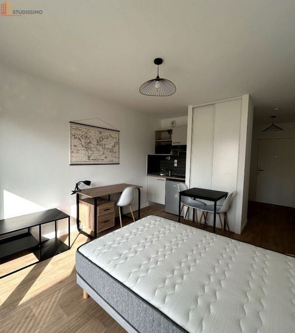 Studio meublé 24m² Reims 51100 - Meublé, DPE B - Photo 5