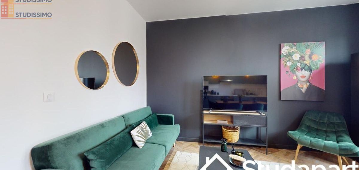 Studio meublé 10m² Reims 51100 - Meublé, DPE A - Photo 1