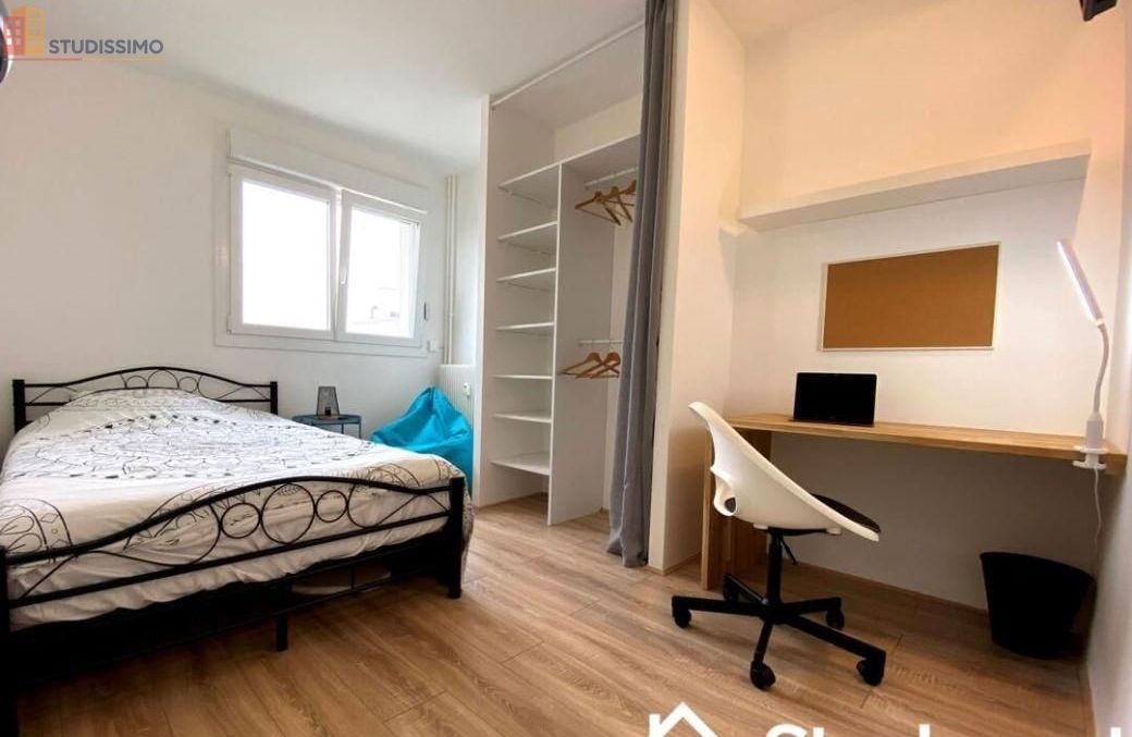 Studio meublé 11m² Reims 51100 - Lumineux, en étage élevé - Photo 2