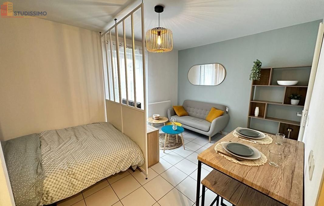 Studio 23m² Reims 51100 - Meublé, DPE D - Photo 1