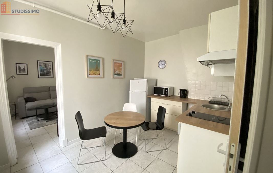 Studio meublé 29m² Reims - Meublé, DPE D - Photo 1