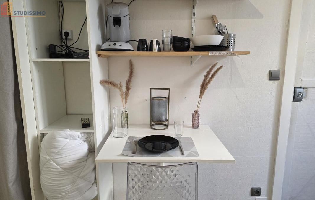 Studio meublé 16m² Reims 51100 - Meublé, 1 pièce - Photo 4