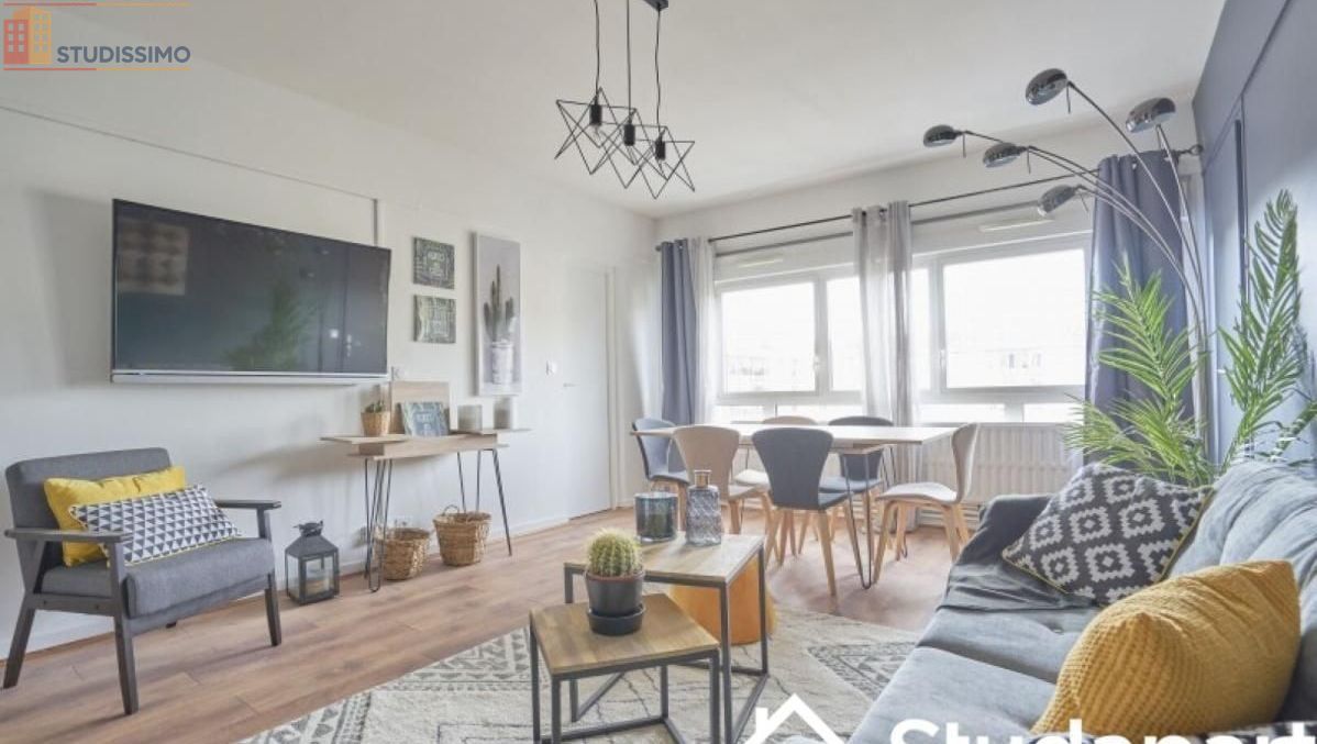 Studio meublé 12m² Reims 51100 - Lumineux, DPE A - Photo 2