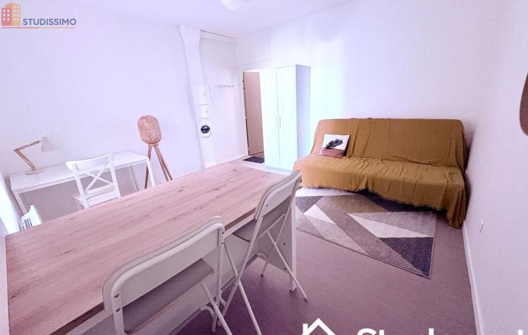 Studio meublé 25m² Reims 51100 - Meublé, DPE D - Photo 2