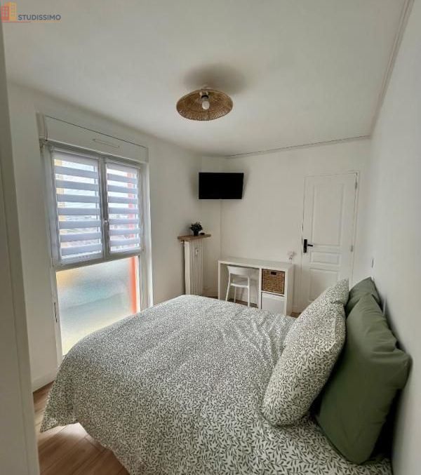 Studio 11m² Reims - Meublé, étage élevé - Photo 2