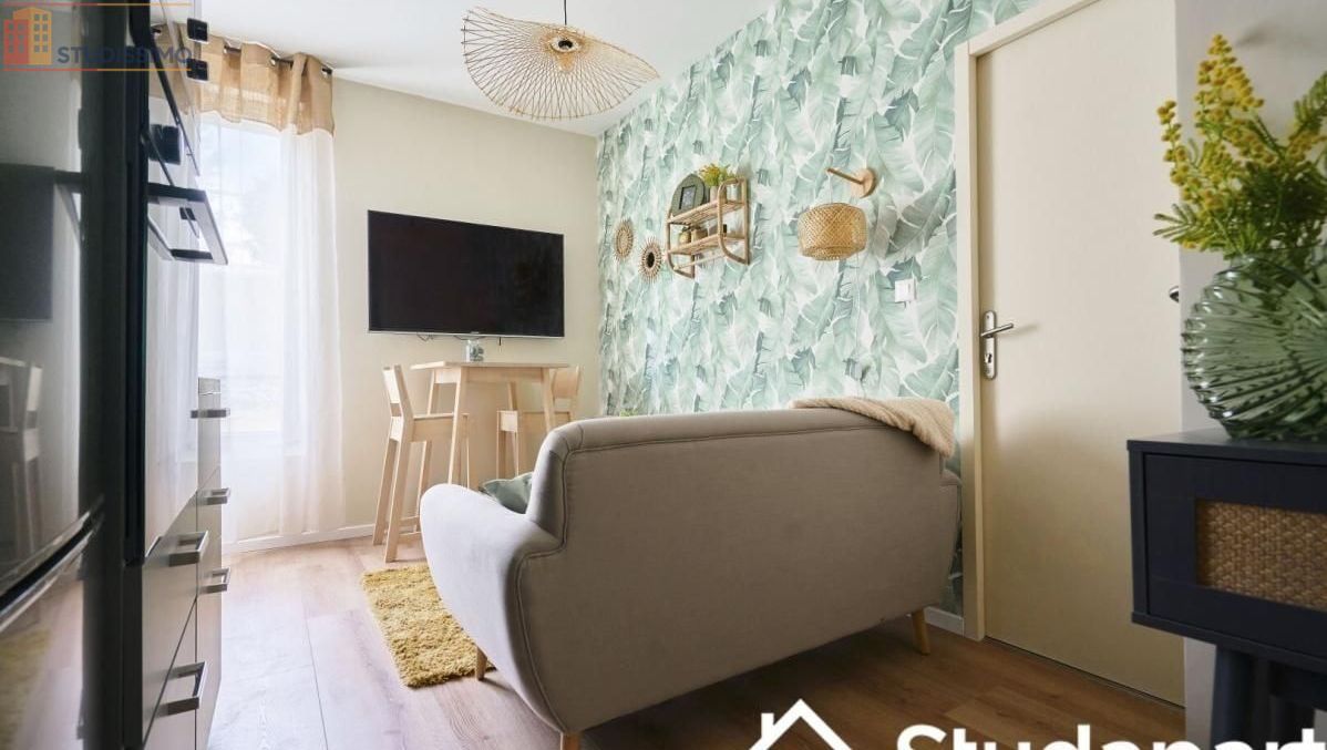 Studio meublé 11m² Reims 51100 - Meublé, DPE A - Photo 2