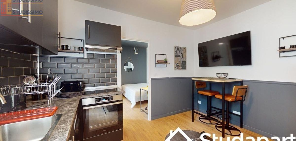 Studio meublé 8m² Reims 51100 - Meublé, performant (DPE A) - Photo 1