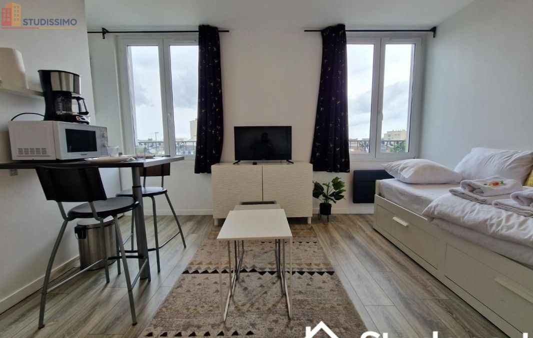 Studio meublé 18m² Reims 51100 - Lumineux, DPE A - Photo 4