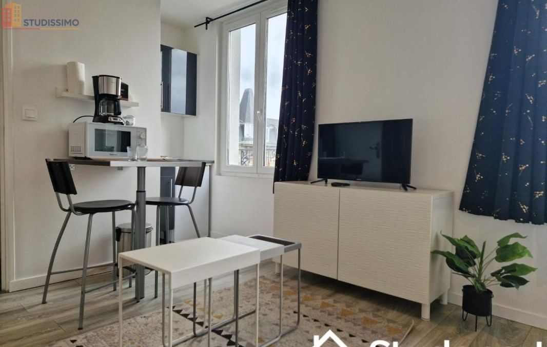 Studio meublé 18m² Reims 51100 - Lumineux, DPE A - Photo 3