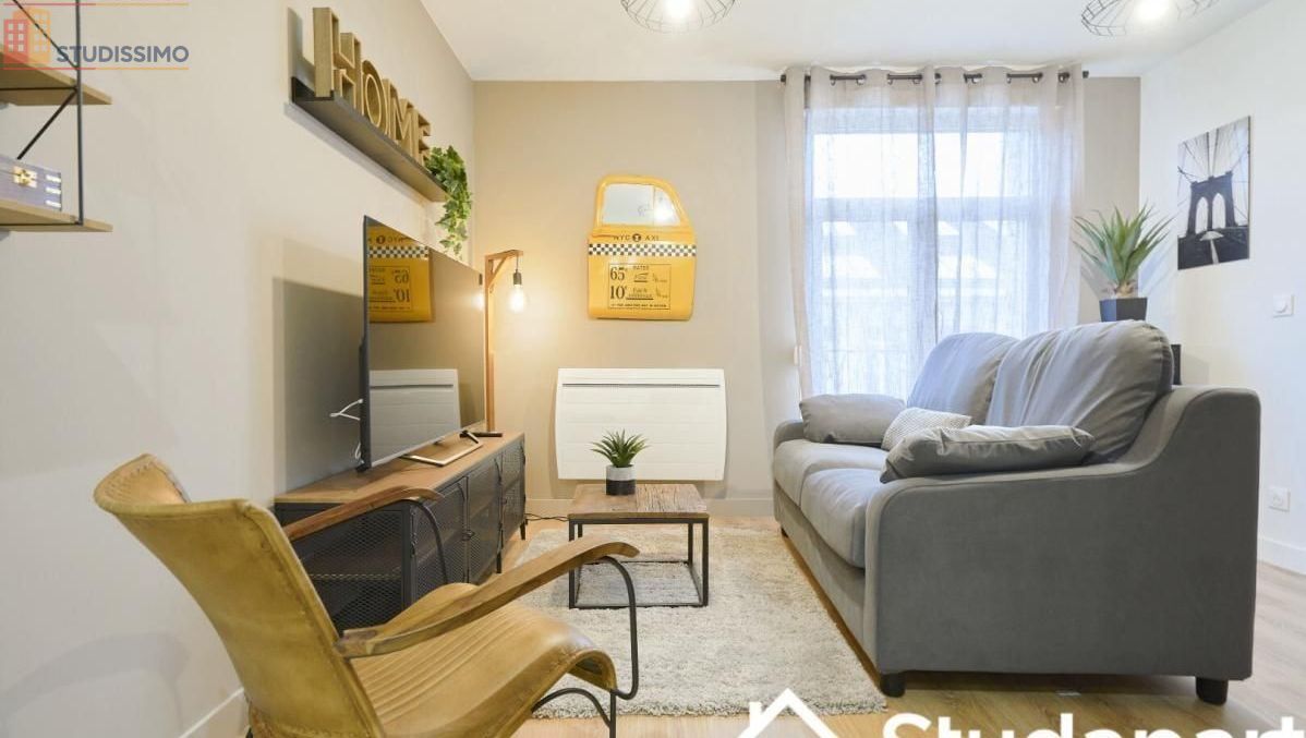 Studio meublé 13m² Reims 51100 - Chauffage inclus - Photo 1