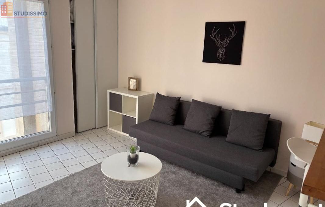 Studio 28m² Reims - Meublé, DPE C - Photo 4