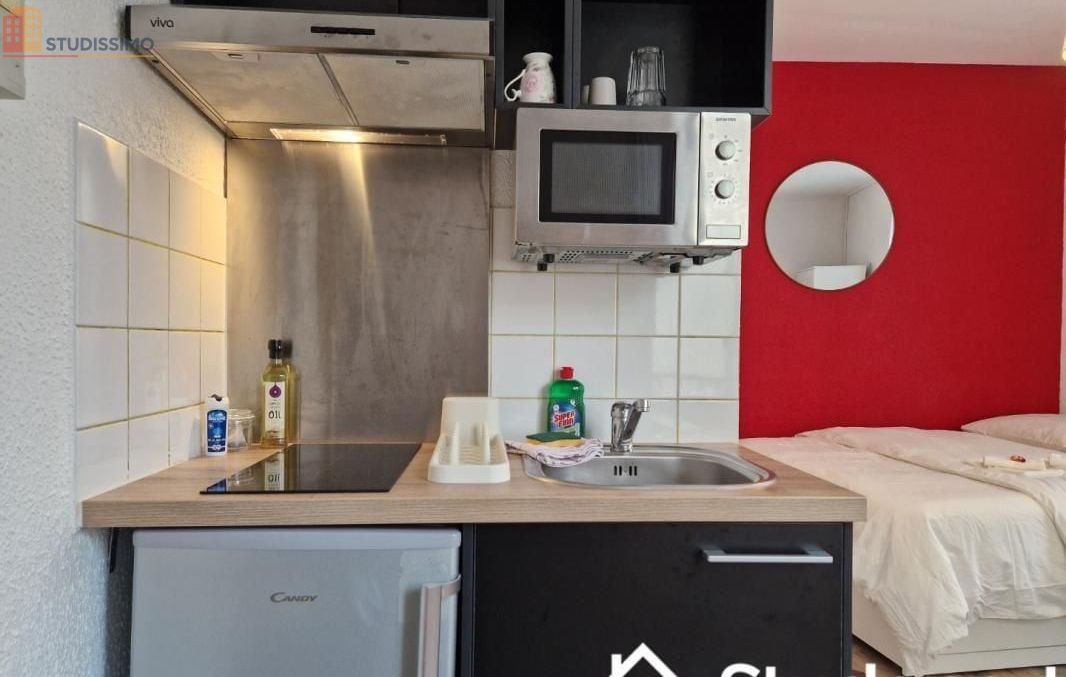 Studio meublé 14m² Reims 51100 - DPE A - Photo 2