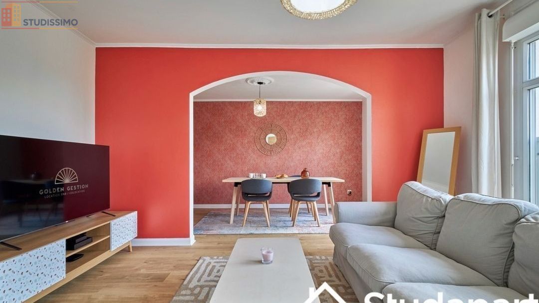 Studio 27m² Reims 51100 - Meublé, étage élevé - Photo 2