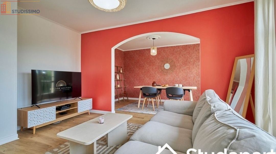 Studio 27m² Reims 51100 - Meublé, étage élevé - Photo 1
