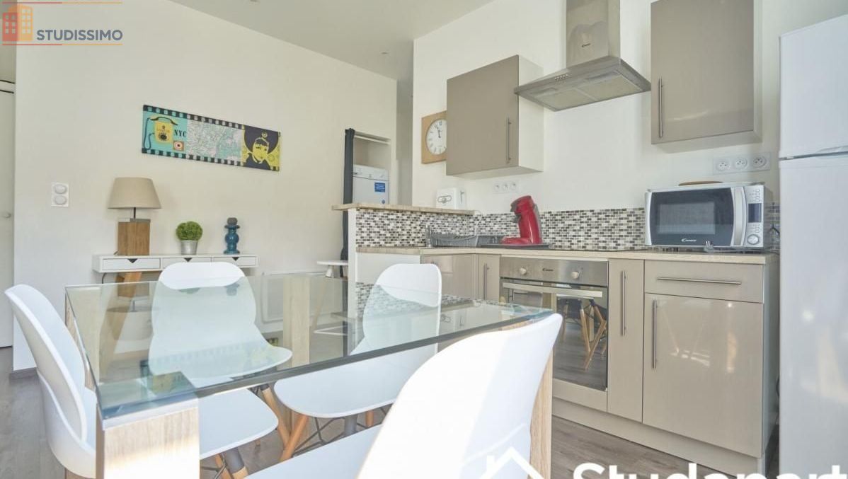 Studio meublé 10m² Reims 51100 - Meublé, DPE A - Photo 1