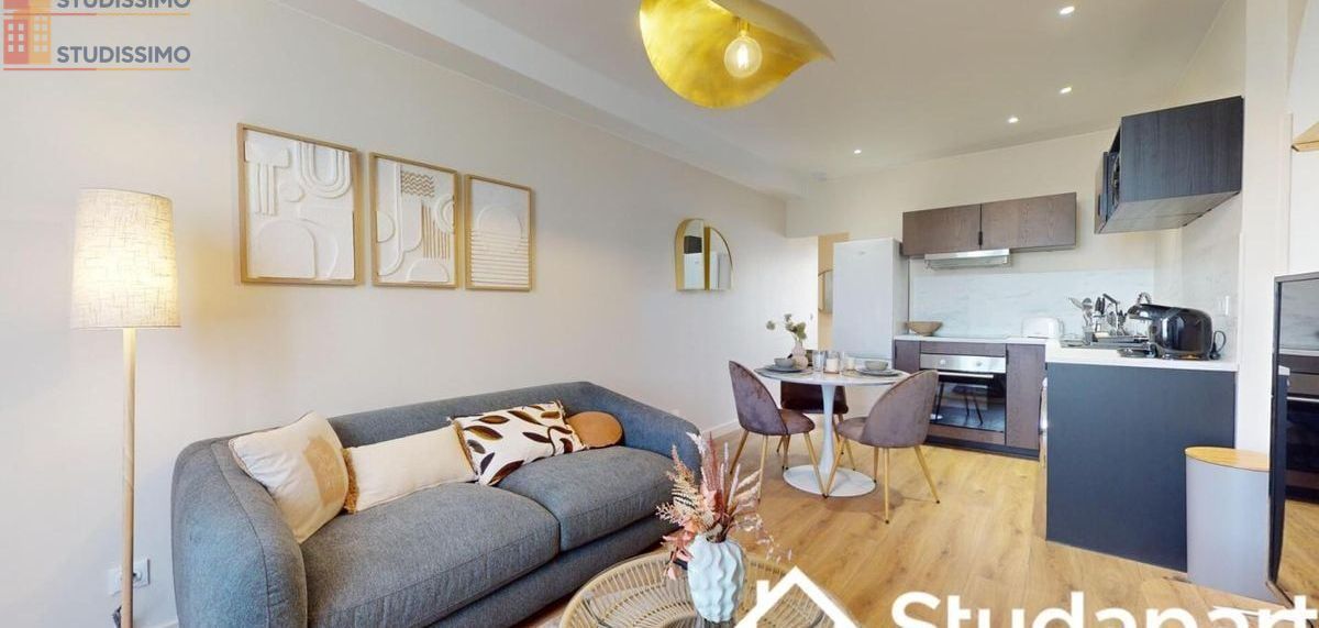 Studio meublé 11m² Reims 51100 - Meublé, DPE A - Photo 2
