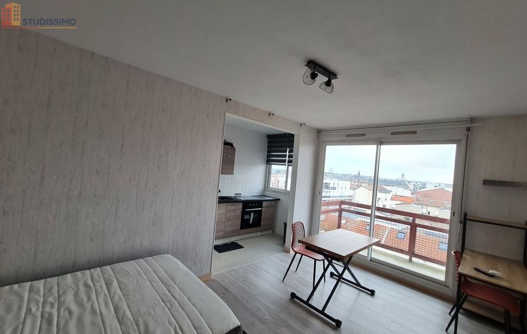 Studio meublé 30m² Reims 51100 - Proche centre, lumineux - Photo 1