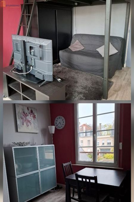 Studio meublé 31m² Reims 51100 - Grand, hyper centre - Photo 2
