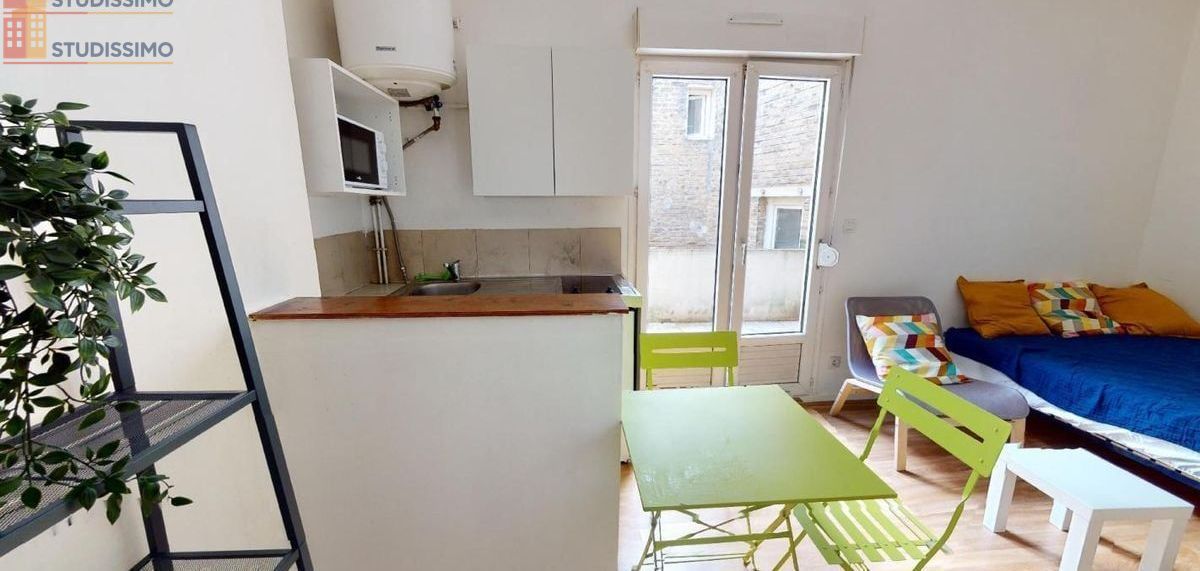 Studio meublé 17m² Reims 51100 - Meublé, 3e étage - Photo 6