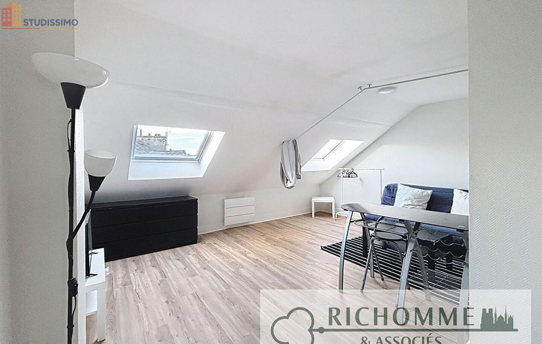 Studio meublé 21m² Reims 51100 - Dernier étage, lumineux - Photo 8